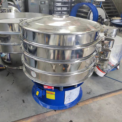 Small Circular Vibratory Screening Machine Mechanical Screen Powder Granules Sifting