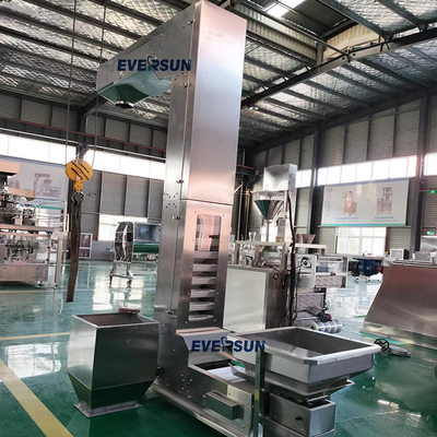 Carbon Steel / Ss304 / 316 Chain Z Bucket Elevator With Frequency Conversion Control