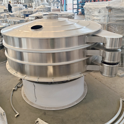 Three-Dimensional Vibration Transmission Vibratory Screening Machine for Convenient Replacement