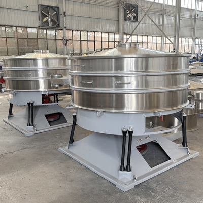 Circular vibrating screen, multi-layer screening, rubber powder classification and impurity removal, stainless steel vibrating screen