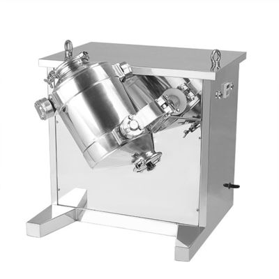 Three Dimensional Motion Mixer for High-Uniformity Mixing of Materials in Pharmaceutical Chemical and Food Industries
