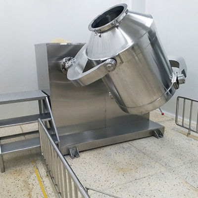 Three Dimensional Motion Mixer for High-Uniformity Mixing of Materials in Pharmaceutical Chemical and Food Industries