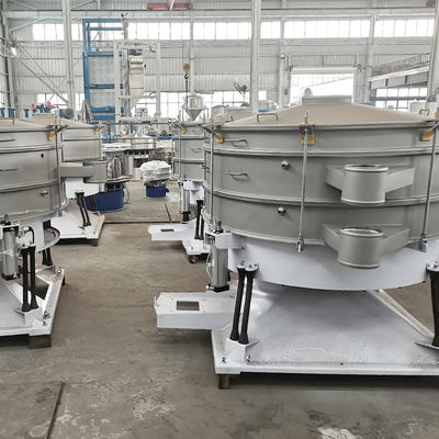 High-yield stainless steel tumbler sieve for precise and gentle screening in chemical food and metal powder industries