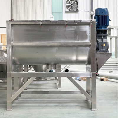 Ribbon Blender Machine with compact structure and smooth operation for handling difficult to mix agglomerated materials