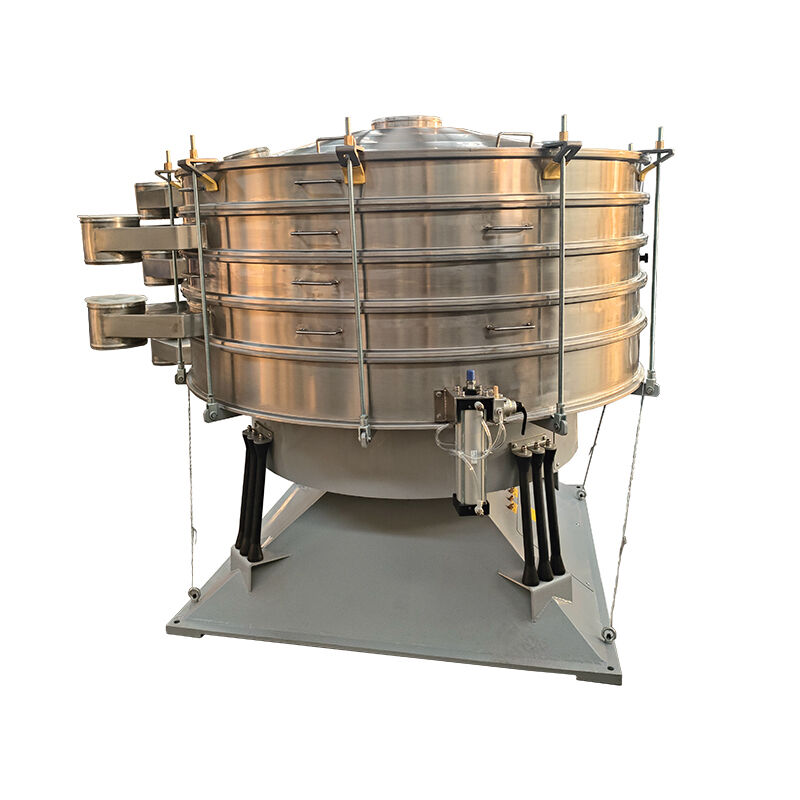 Food Grade Stainless Steel Tumbler Screening Machine with Unique Swing Screening Structure for Effective Material Separation