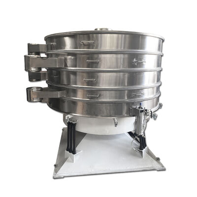 Vaglio vibrante in acciaio inox per la vagliatura a tumbler con spargimento a spirale del materiale e movimento oscillante delicato per la separazione dei cereali