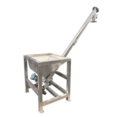 Coclea a vite senza fine con lama a spirale per il trasporto e il movimento continuo di granuli di polvere e materiali a blocchi di piccole dimensioni