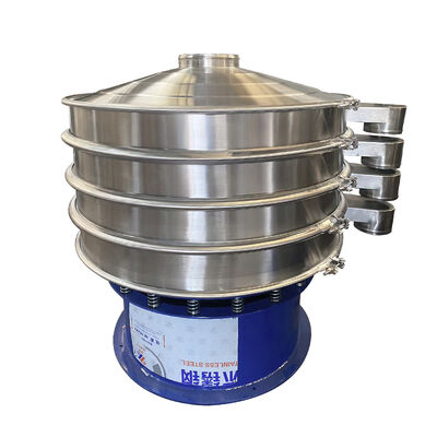 Vibratory screening machine offering stable performance and high sorting accuracy with multi-level screening capabilities (macchina per lo screening vibratorio che offre prestazioni stabili e elevata precisione di selezione con capacità di screening a più livelli)